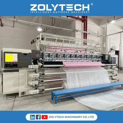 Μηχανή σκεπάσματος στρώματος ZOLYTECH Multi - Needle Continuous Quilitng Machine