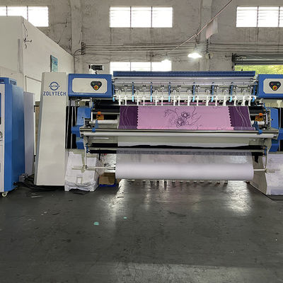 ZOLYTECH να γεμίσει στρωμάτων αυτοματοποιημένη μηχανήματα βελονιά αλυσίδων μηχανών για τα παπλώματα WV15 1500rpm